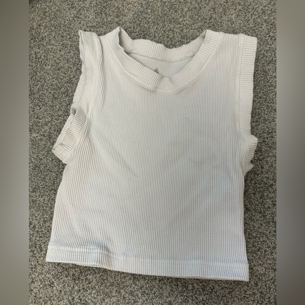 White free people tank top